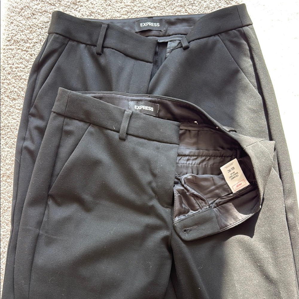 Express Black Dress Pants Professional Style (x2)
